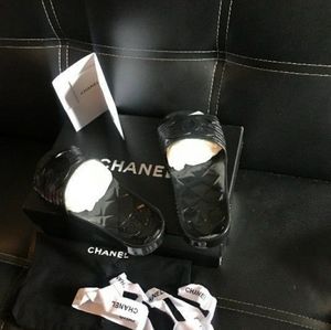 Chanel jelly slides size 40